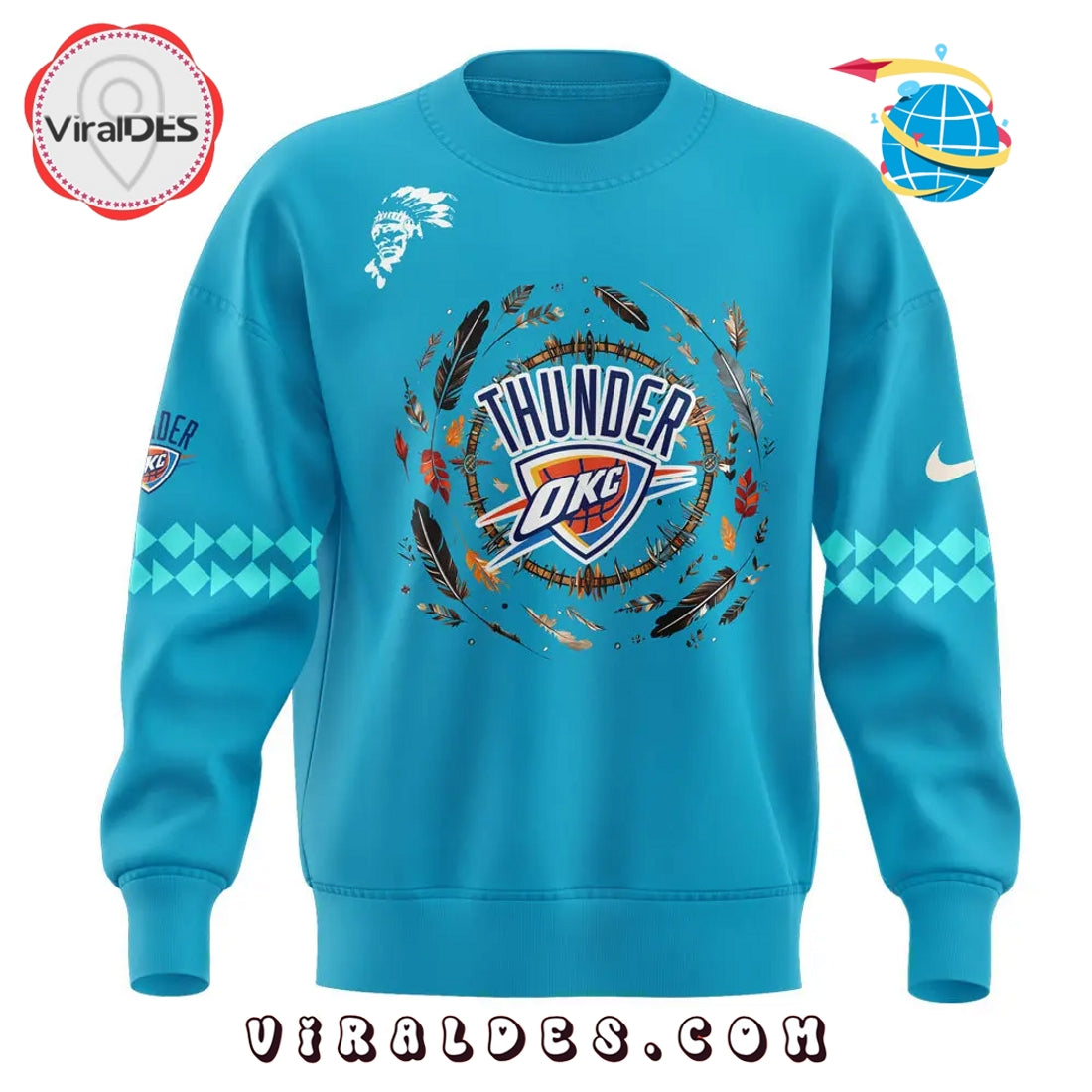 Oklahoma City Thunder Native American Heritage Month Hoodie