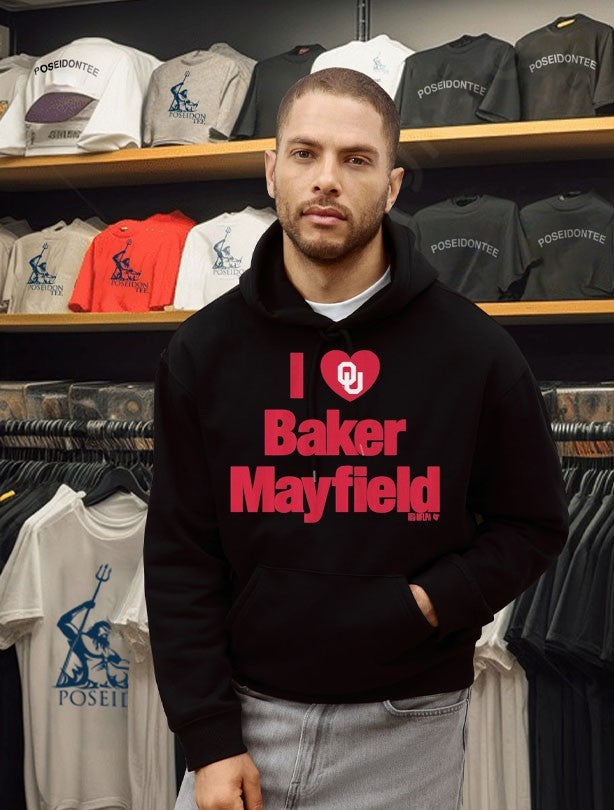 Oklahoma Football I Heart Baker Mayfield T-shirt