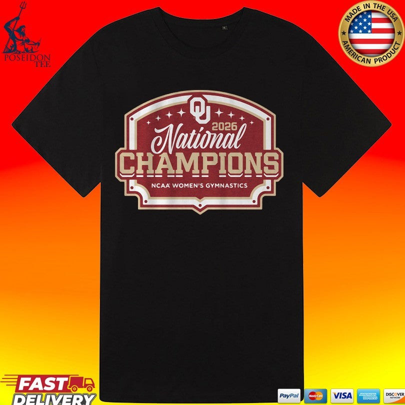 Oklahoma Women’s Gymnastics 2026 National Champions T-shirt