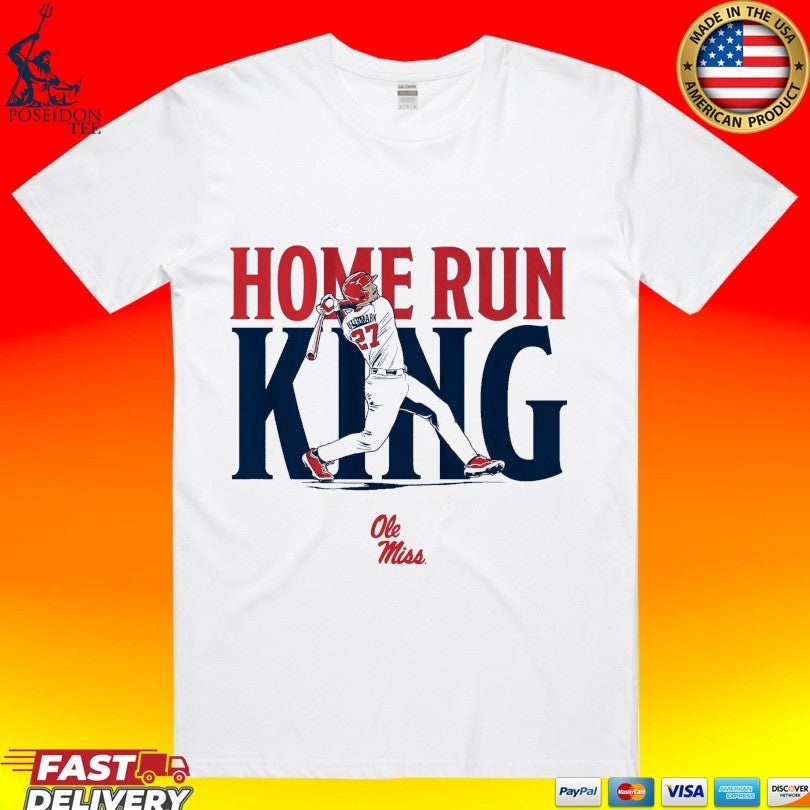 Ole Miss Baseball Judd Utermark Home Run King T-shirt