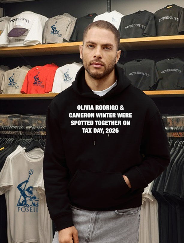 Olivia Rodrigo & Cameron Winter Were Spotted Together On Tax Day 2026 T-shirt
