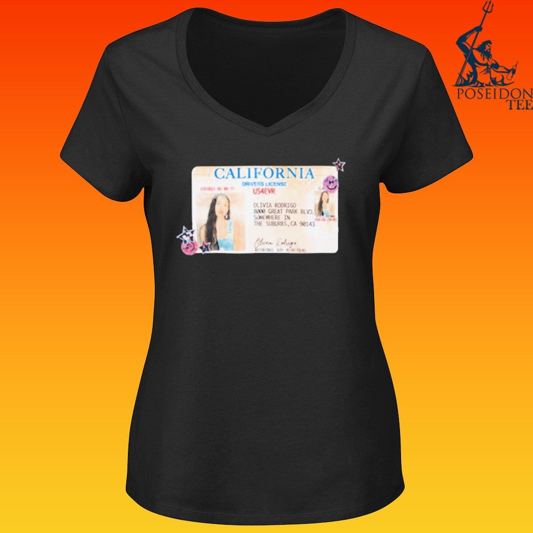 Olivia Rodrigo Drivers License 5 Year Anniversary T-shirt