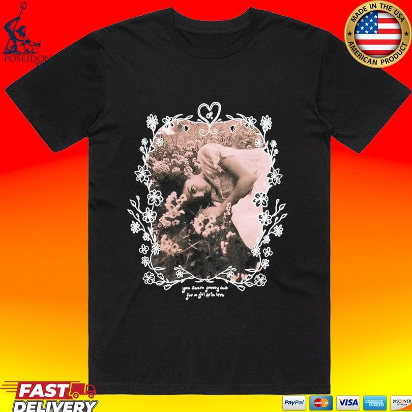 Olivia Rodrigo Floral Photo T-shirt