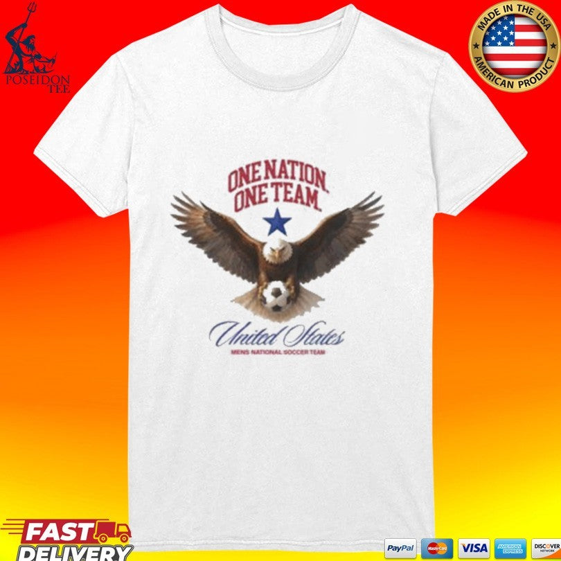One Nation One Team United States Mens National Soccer Team T-shirt