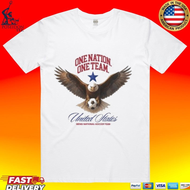 One Nation One Team United States Mens National Soccer Team T-shirt