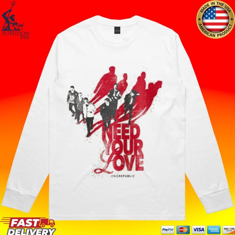 Onerepublic Need Your Love Photo T-shirt