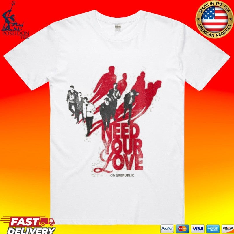 Onerepublic Need Your Love Photo T-shirt