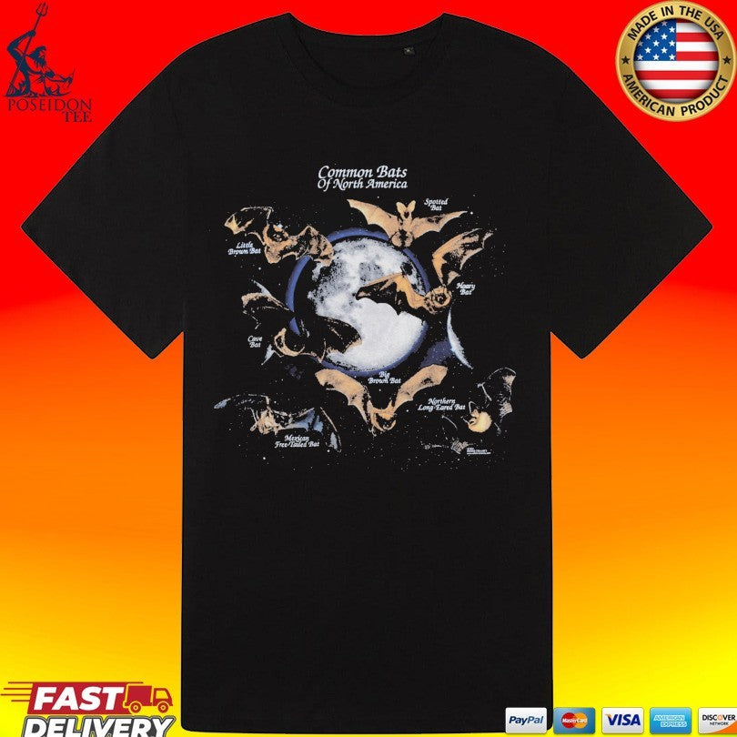 Online Ceramics Common Bats Of North America T-shirt
