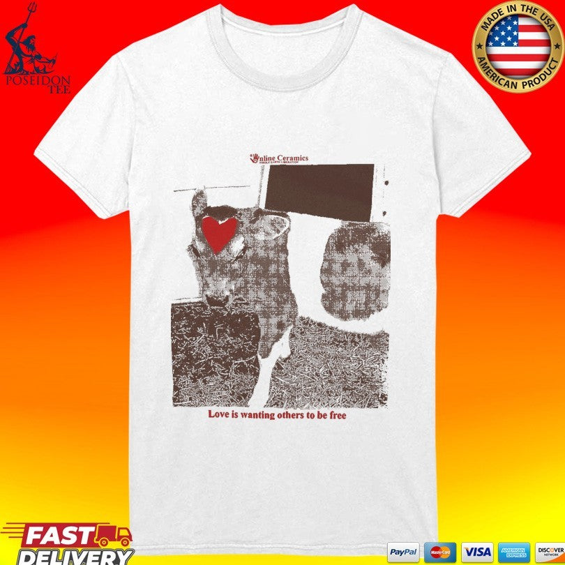 Online Ceramics Wanting Others To Be Free T-shirt