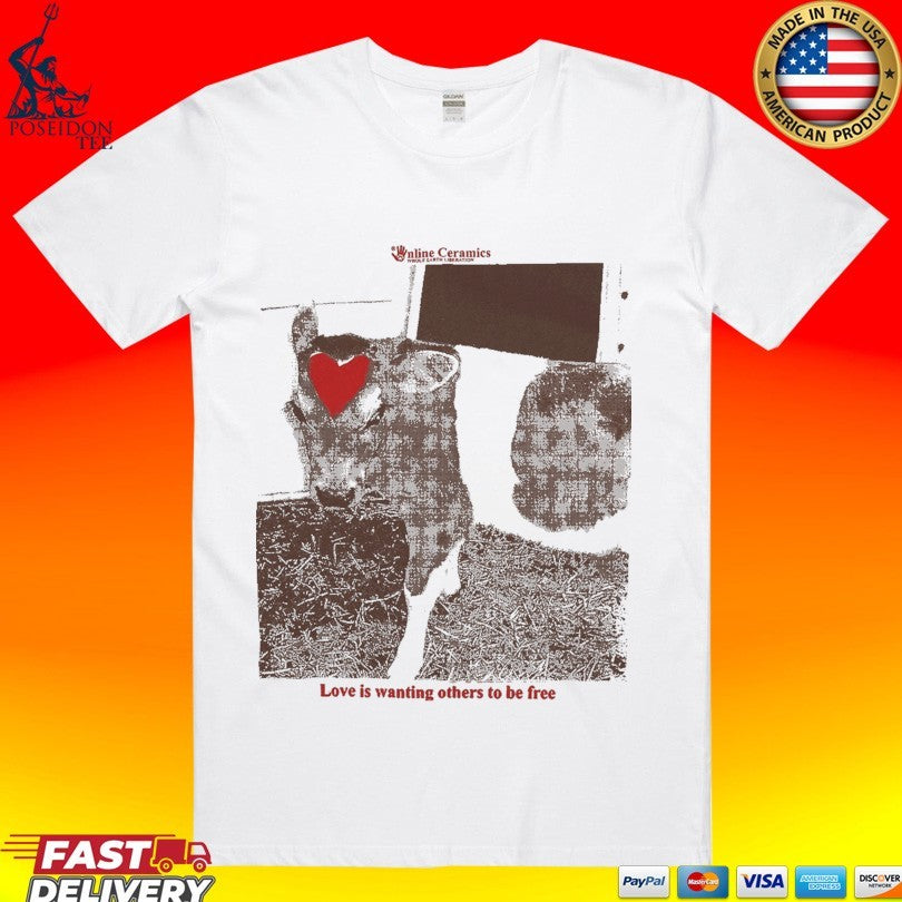 Online Ceramics Wanting Others To Be Free T-shirt