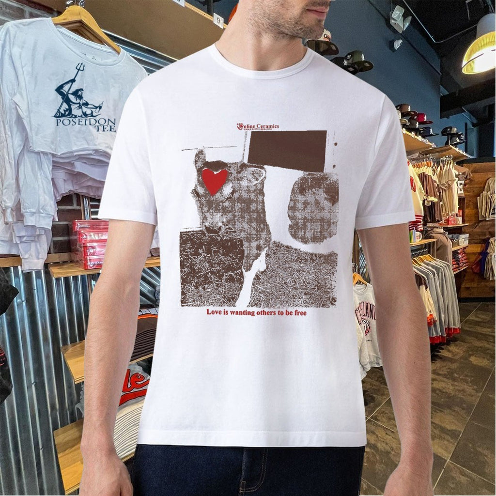 Online Ceramics Wanting Others To Be Free T-shirt