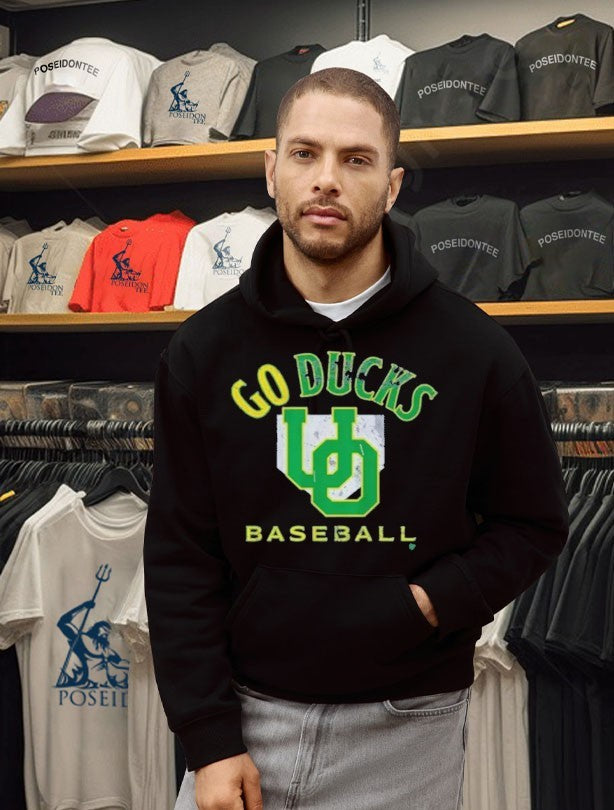 Oregon Go Ducks Baseball Home Plate T-shirt