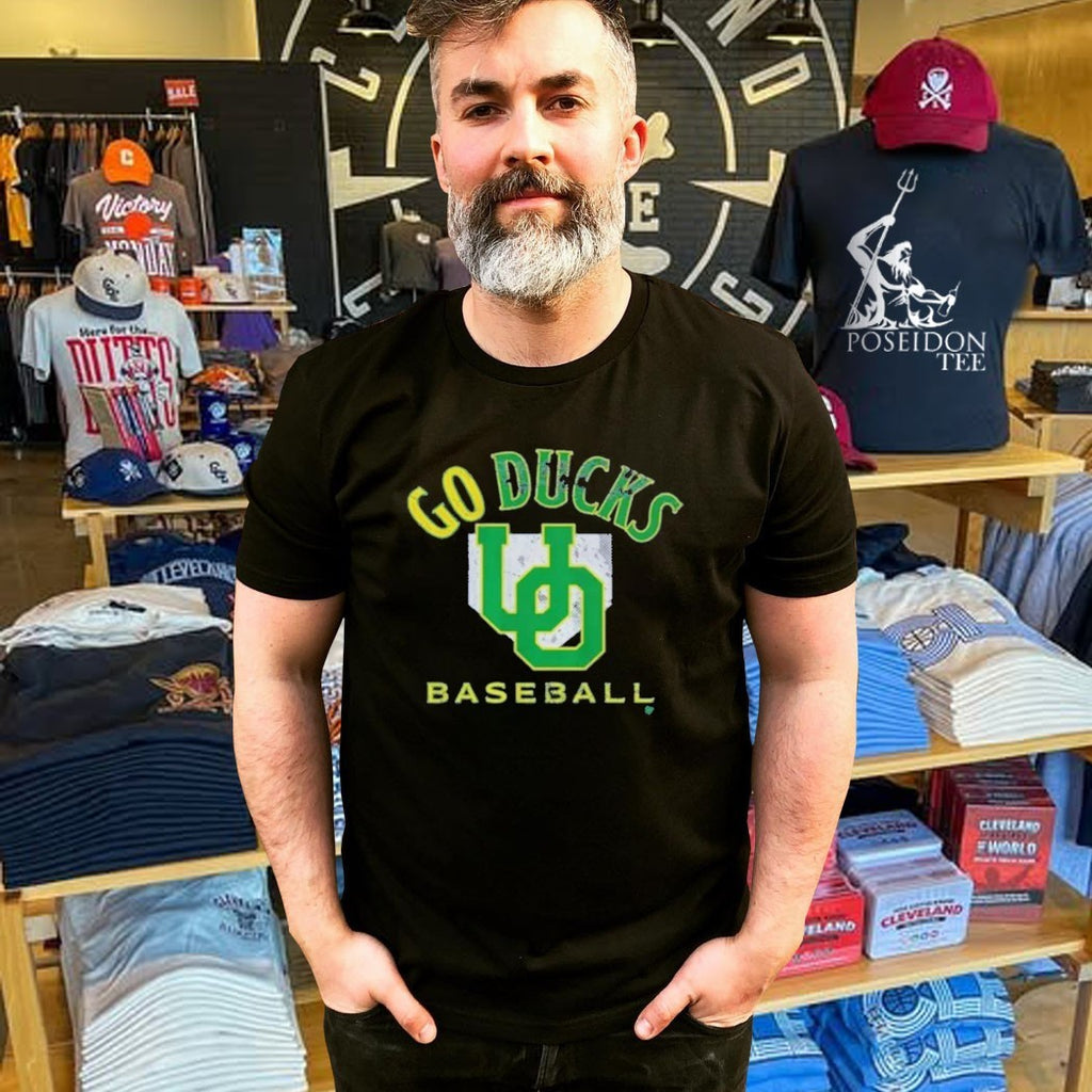 Oregon Go Ducks Baseball Home Plate T-shirt