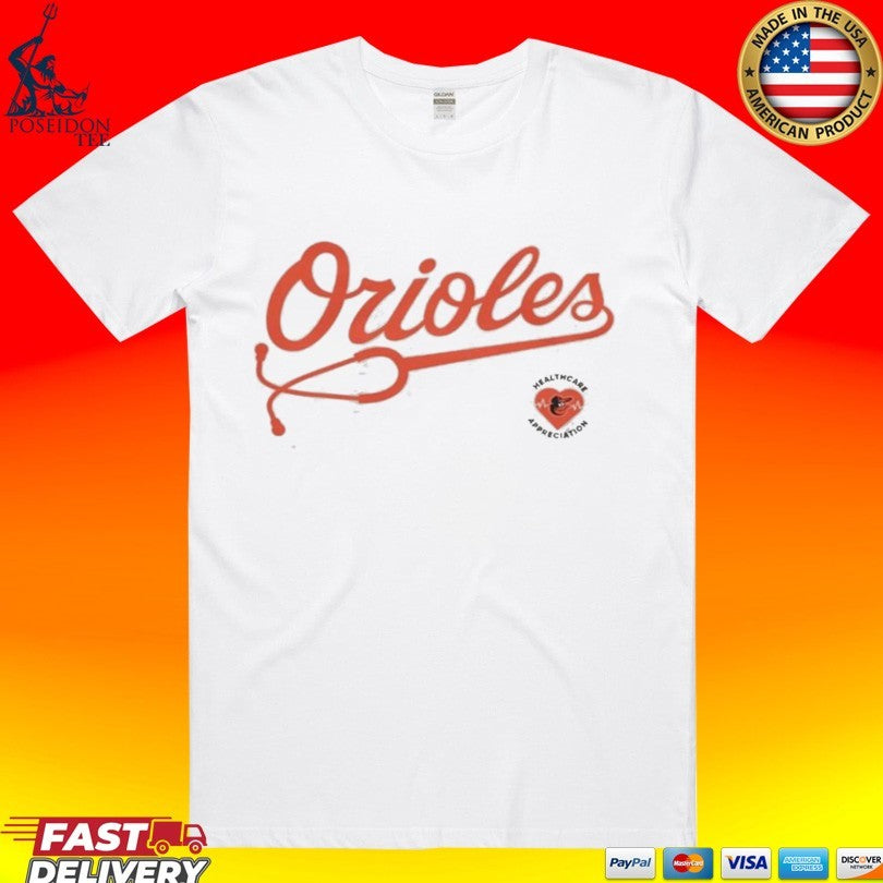 Orioles Healthcare Appreciation Night 2026 Stadium Inspired T-shirt