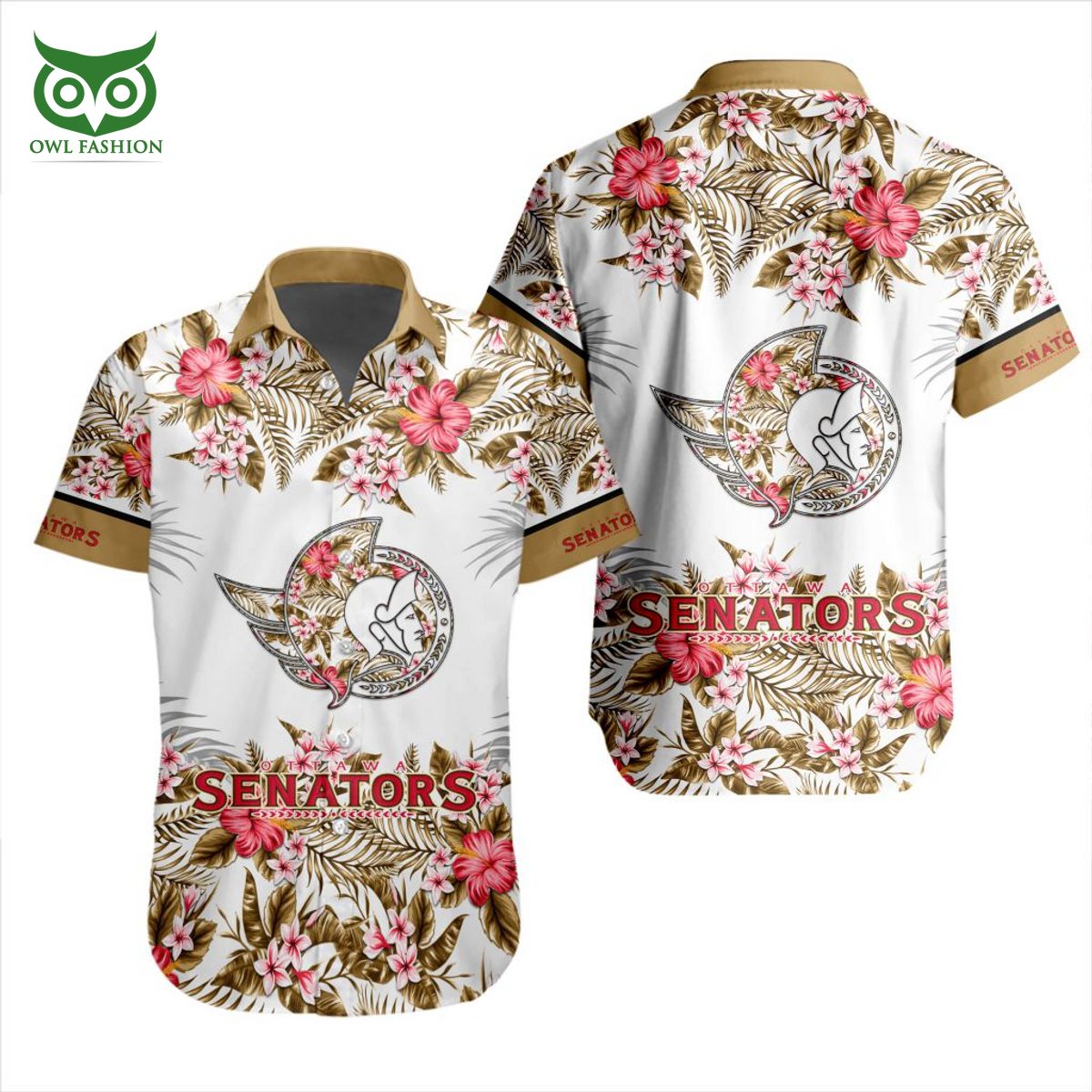 Ottawa Senators NHL Team Beach Vibe Hawaiian Shirt