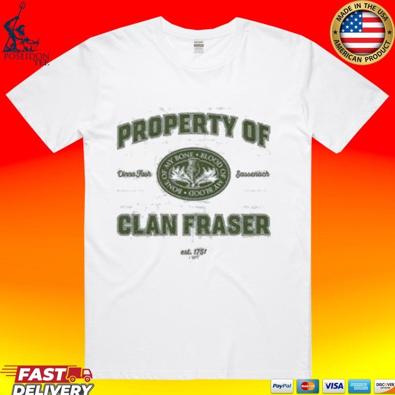 Outlander Property Of Clan Fraser T-shirt