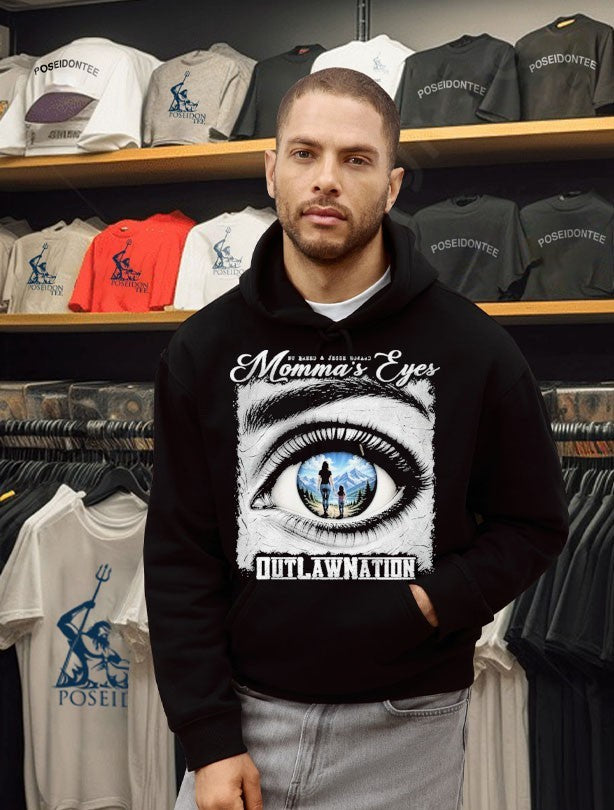 Outlaw Nation Momma’s Eyes Country Fan Gift T-shirt