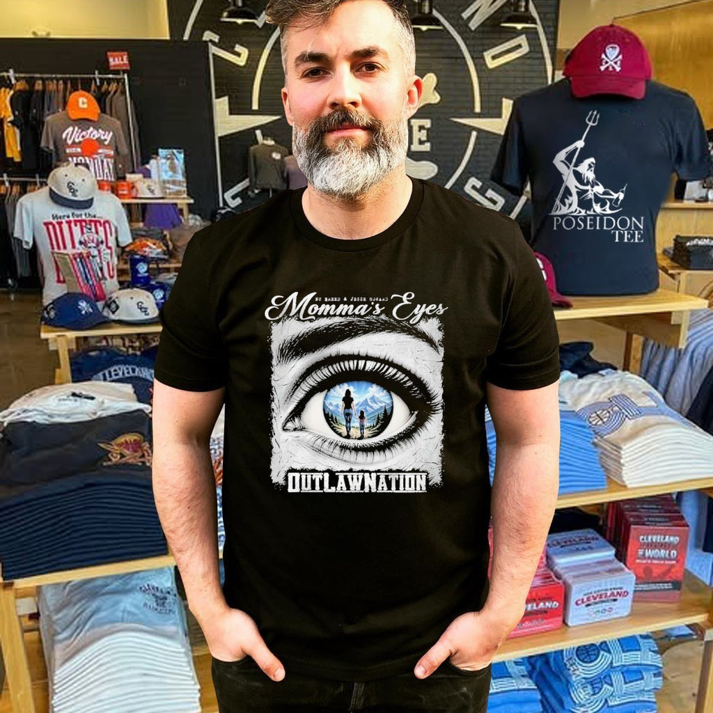 Outlaw Nation Momma’s Eyes Country Fan Gift T-shirt