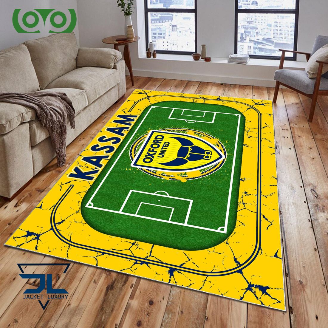 Oxford United F.C EFL Championship Carpet Rug
