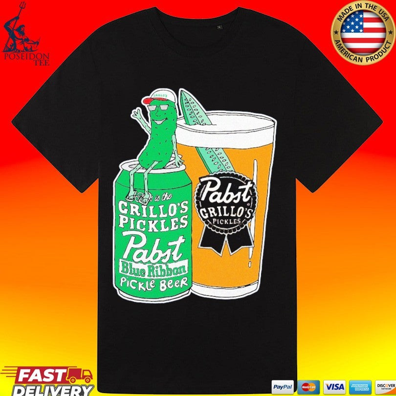 Pabst Blue Ribbon X Grillo’s Spear Beer T-shirt