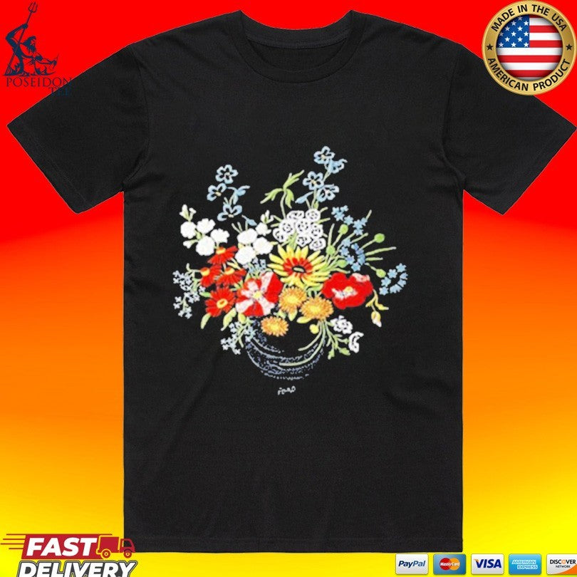 Paige Bueckers Okc Embroidered Flower T-shirt
