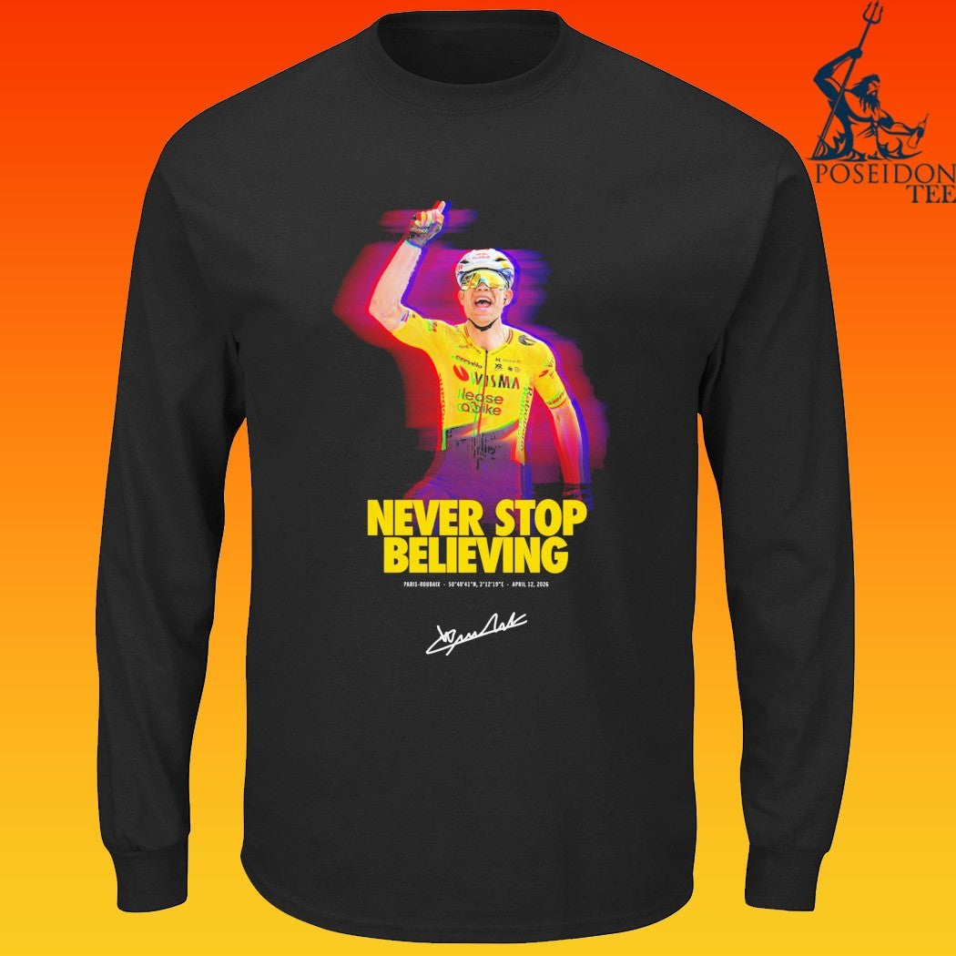Paris-roubaix Victory Wout Van Aert T-shirt
