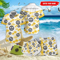 Partick Thistle F.C. SPFL Coconut Hawaiian Shirt Shorts