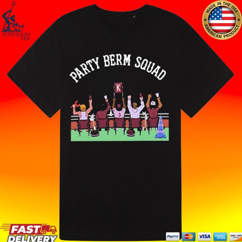 Party Berm Squad Mississippi State Bulldogs Baseball T-shirt