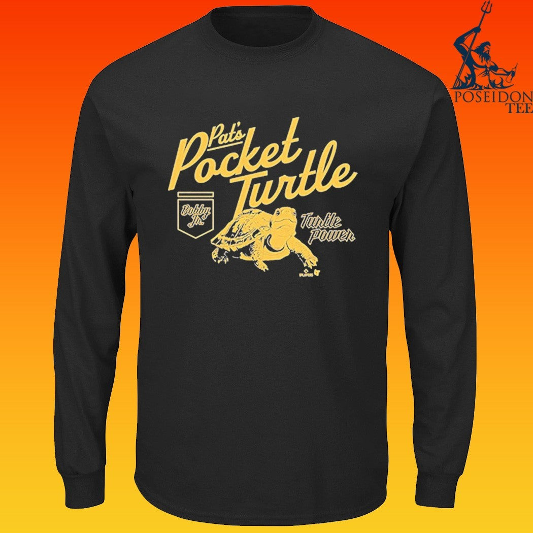 Pat Murphy Pocket Turtle Milwaukee Baseball T-shirt