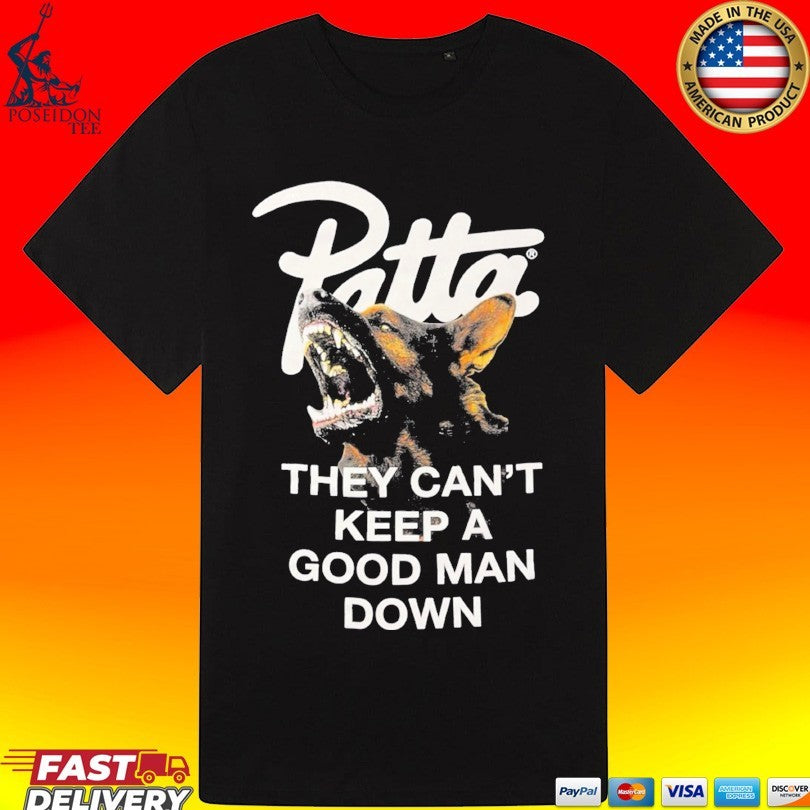 Patta They Can’t Keep A Good Man Down Mens Bark T-shirt