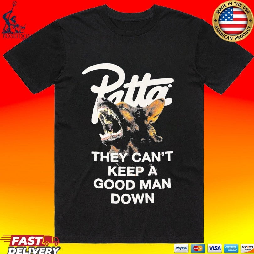 Patta They Can’t Keep A Good Man Down Mens Bark T-shirt