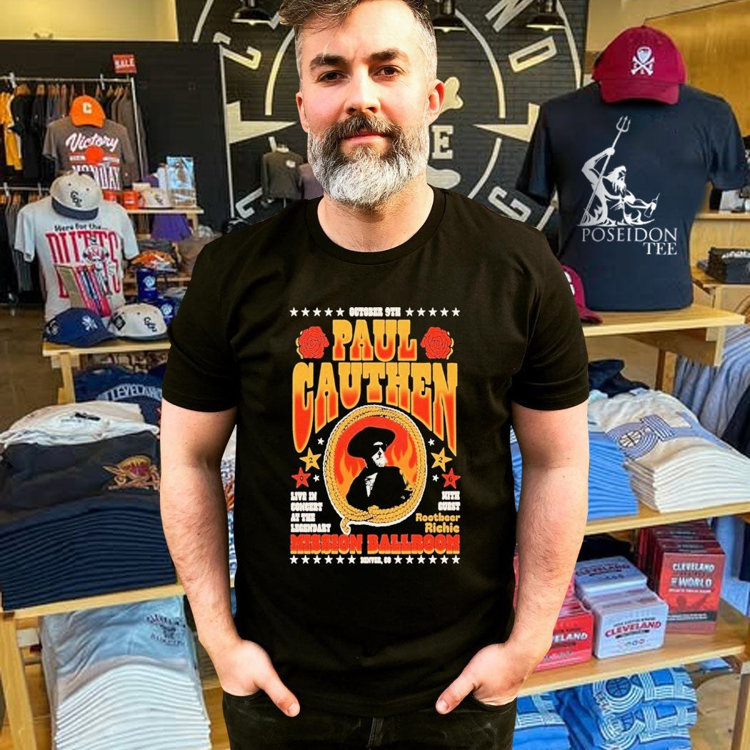 Paul Cauthen 10 9 2026 Denver Co T-shirt