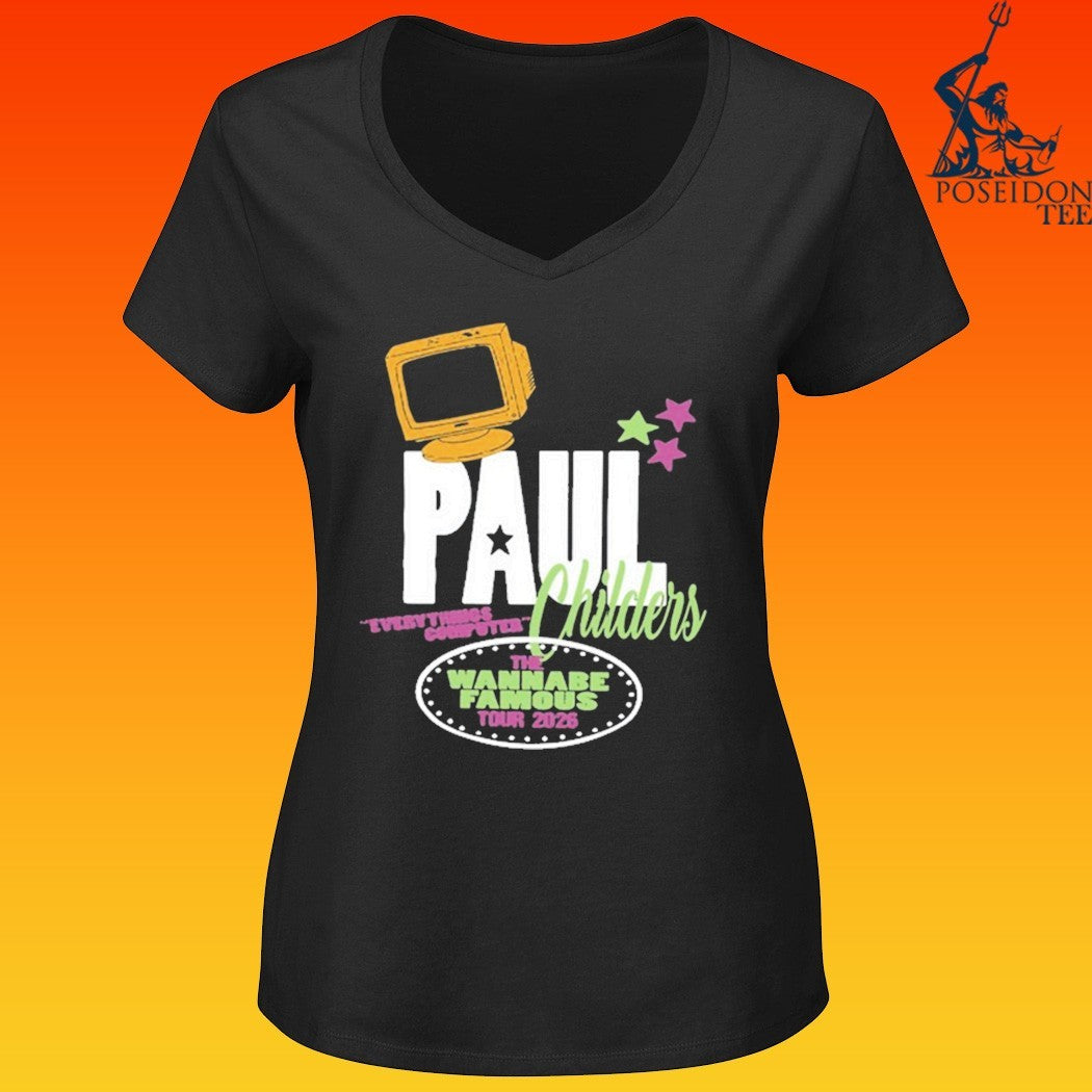 Paul Childers The Wannabe Famous Tour 2026 T-shirt