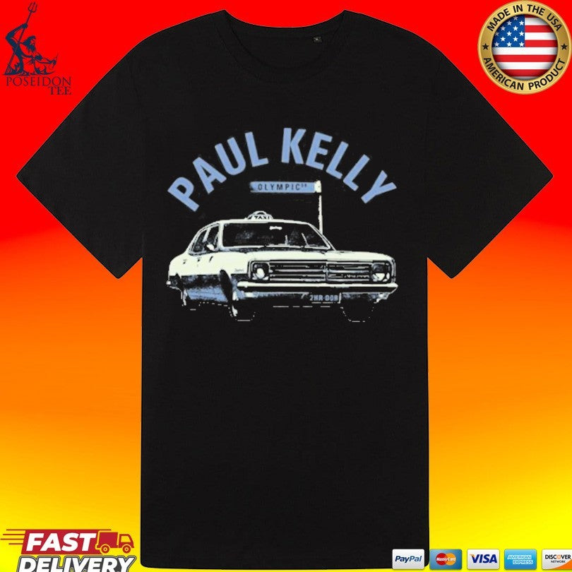 Paul Kelly To Her Door Coal T-shirt
