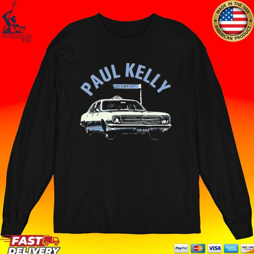 Paul Kelly To Her Door Coal T-shirt