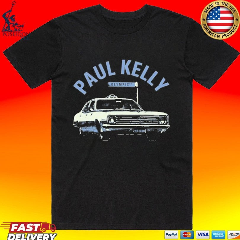 Paul Kelly To Her Door Coal T-shirt