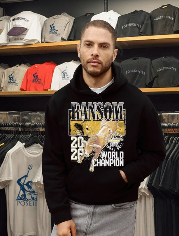Pbr Professional Bull Riders Ransom 2026 World Champion Bull T-shirt