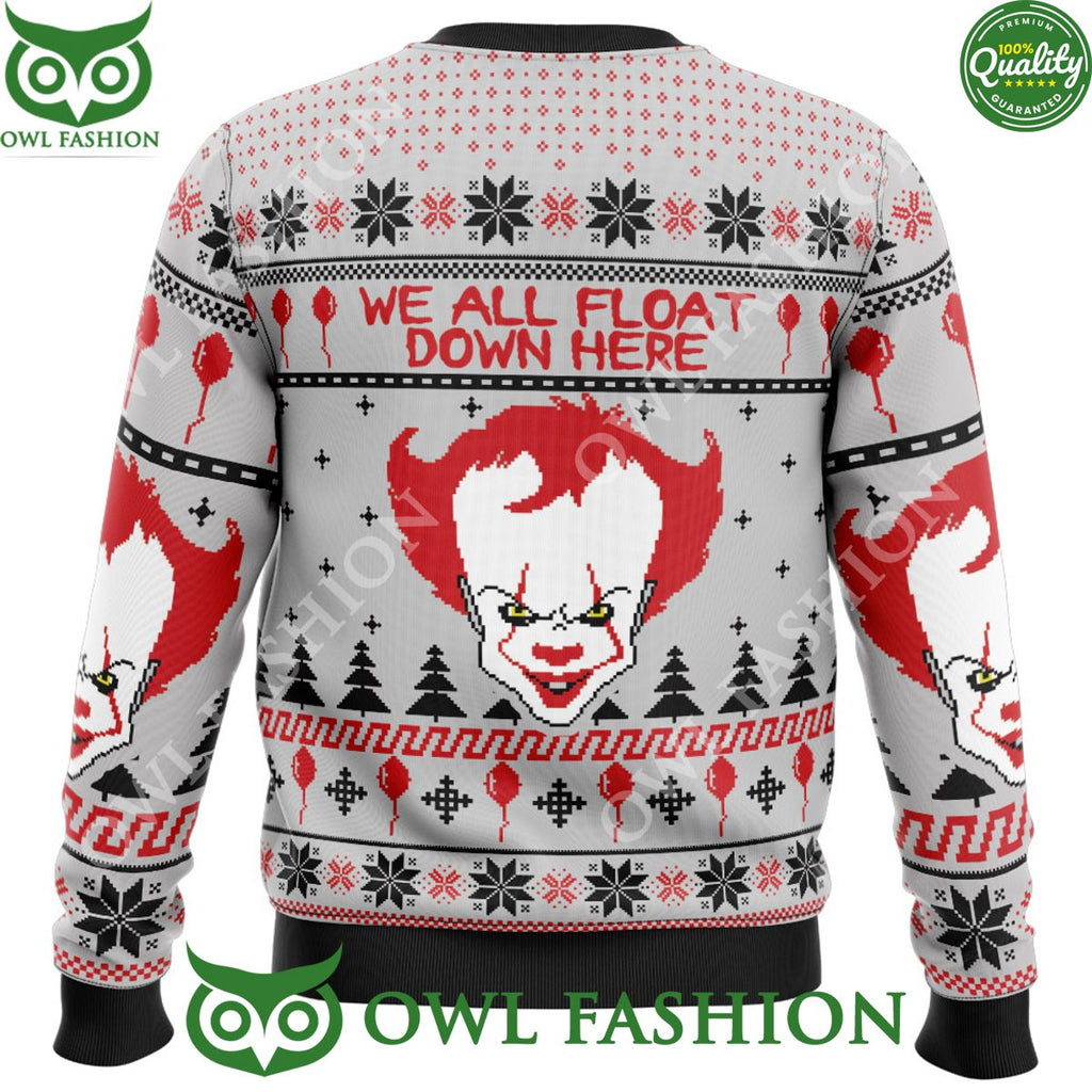 Pennywise IT Ugly Christmas Sweater Jumper