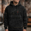 Penrith Panthers 3D Logo Distressed Black Graphic Print Hoodie