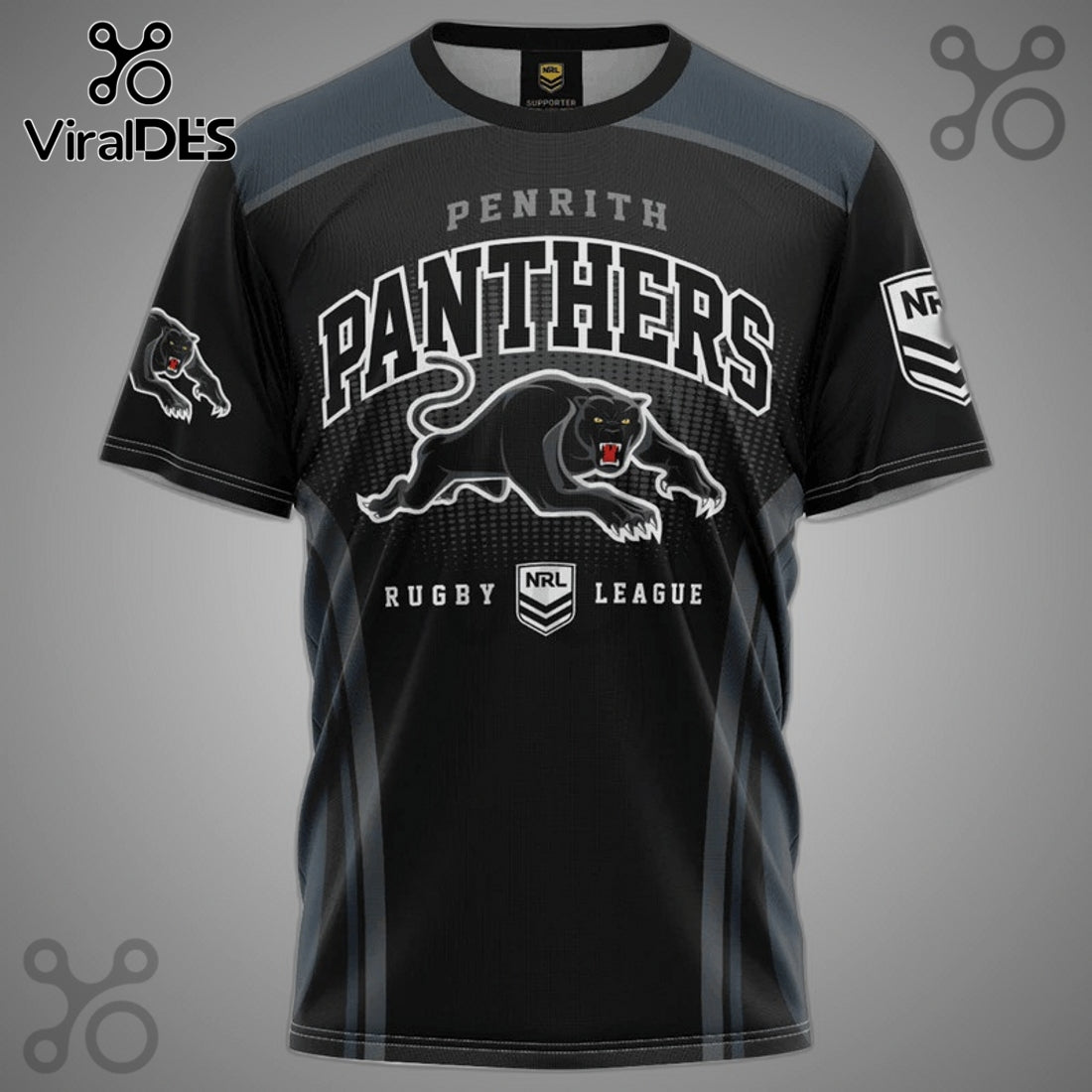 Penrith Panthers Rugby NRL League Supporter Graphic Shirt