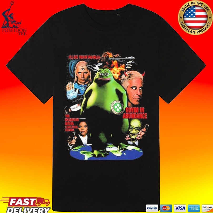 Pepe The Frog Ashtar Sheran Jeffrey Epstein T-shirt