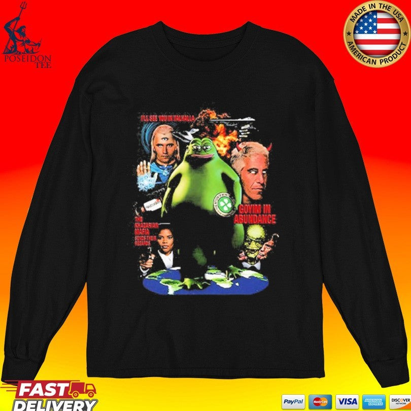 Pepe The Frog Ashtar Sheran Jeffrey Epstein T-shirt