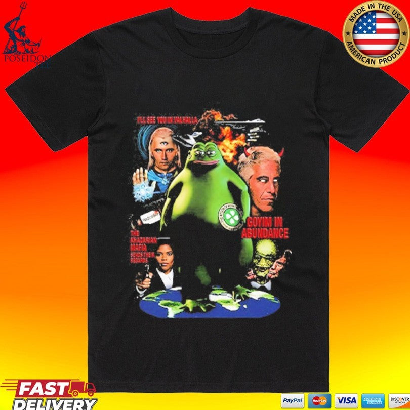 Pepe The Frog Ashtar Sheran Jeffrey Epstein T-shirt