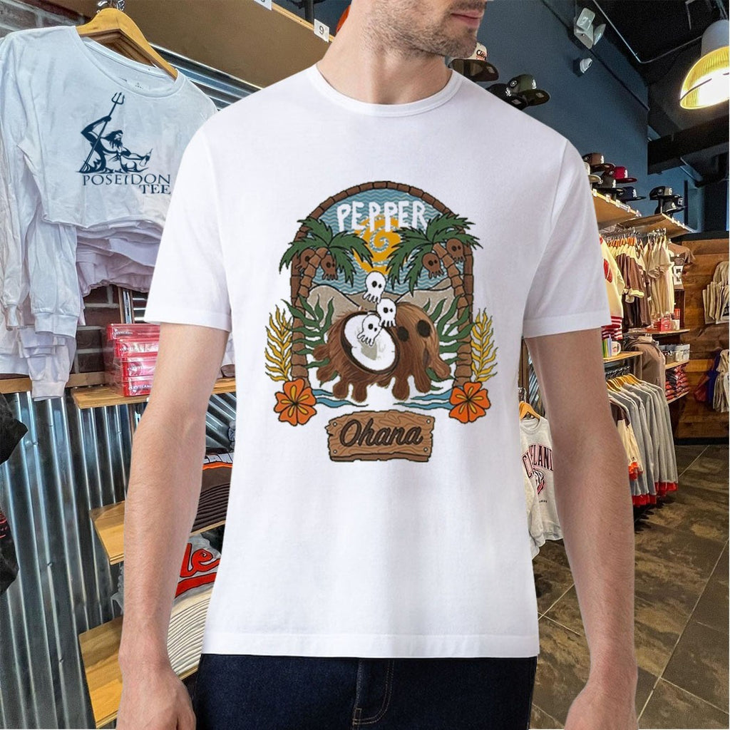 Pepperlive Ohana Skullconuts Green T-shirt