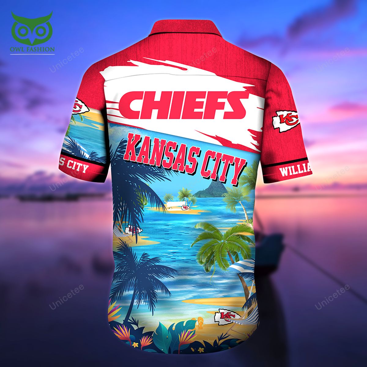 Personalized Kansas City Chiefs Sports Team Hawaiian Shirt