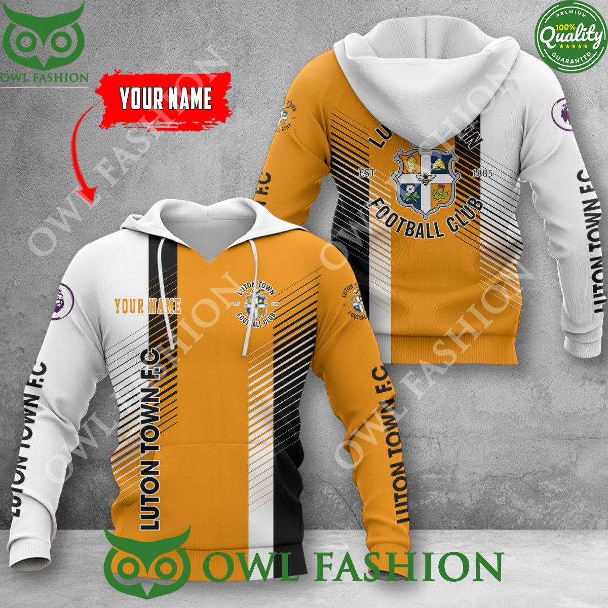 Personalized Luton Town F.C Christmas For Fans 3D Hoodie
