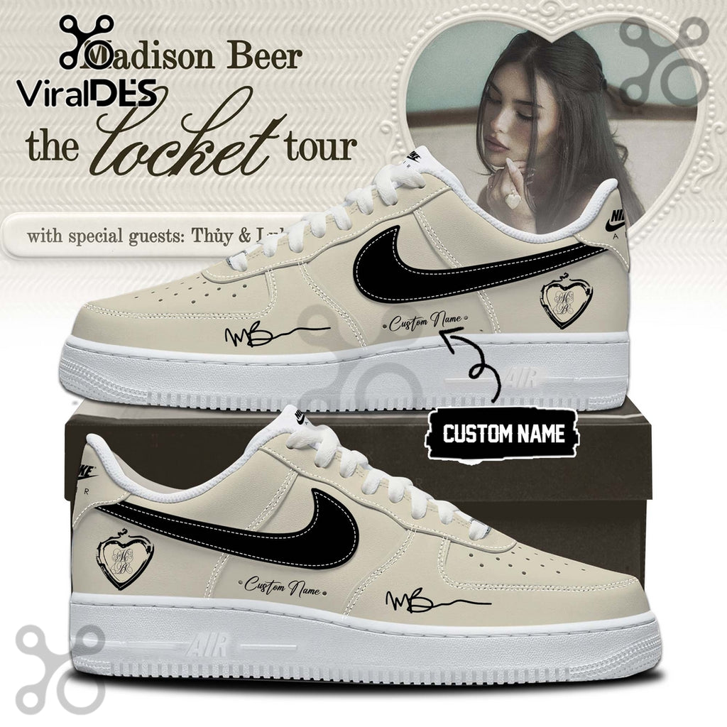 Personalized Madison Beer The Locket Tour Air Force 1 Sneakers