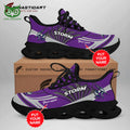 Personalized Melbourne Storm NRL Max Soul Shoes