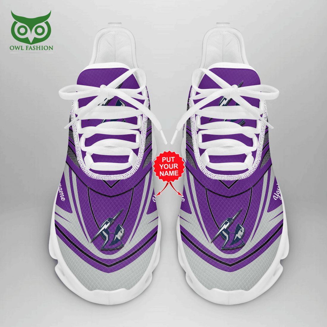 Personalized Melbourne Storm NRL Max Soul Shoes