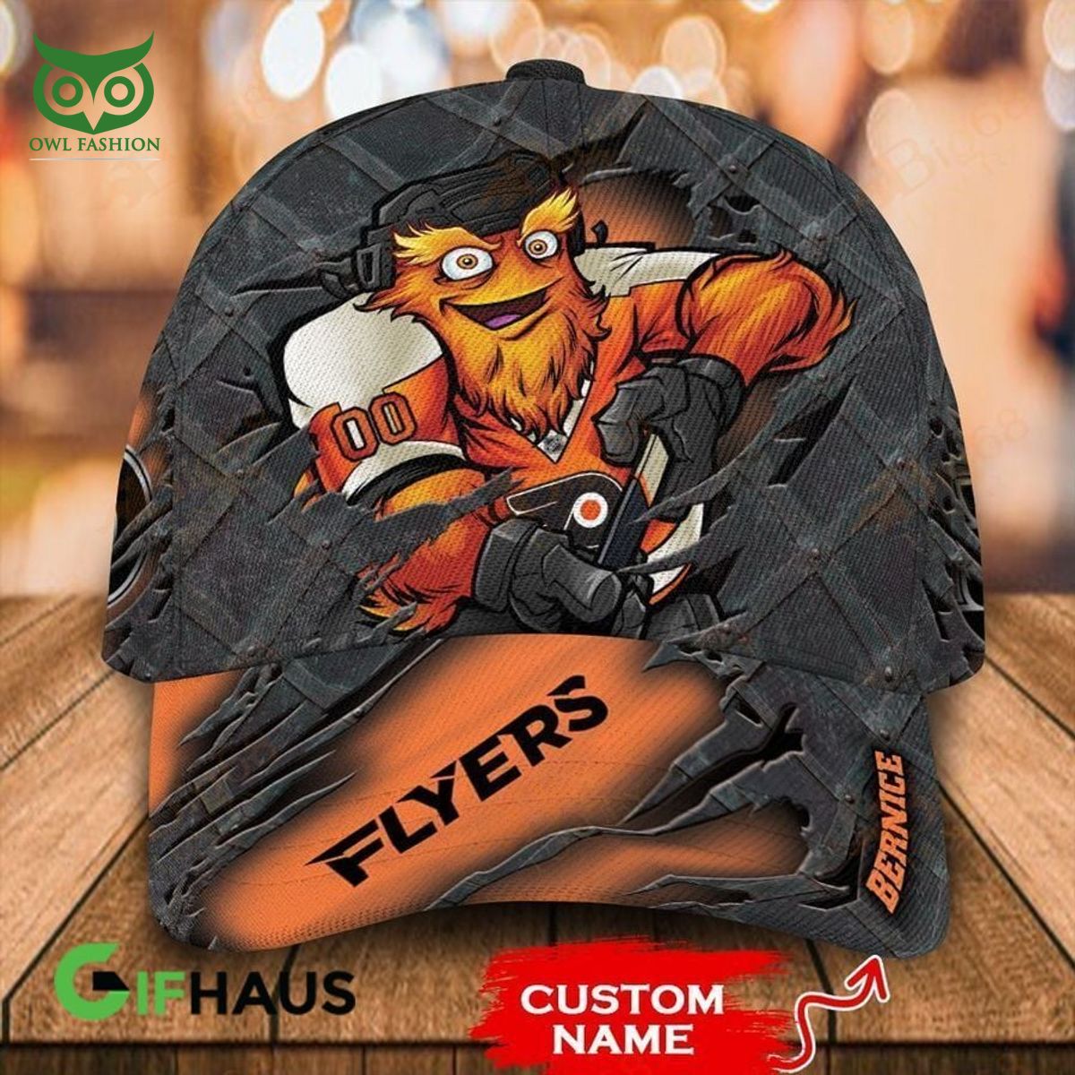 Personalized Philadelphia Flyers Logo Classic Cap